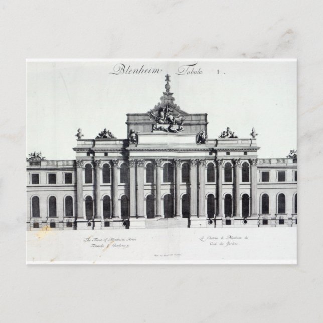 Carte Postale Palais de Blenheim (Devant)