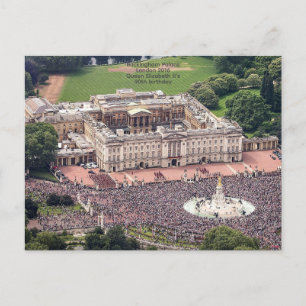 Carte Postale Palais de Buckingham 2016. 90e anniversaire de la