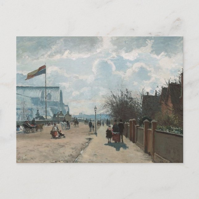 Carte Postale Palais de Cristal ~ Camille Pissarro (Devant)