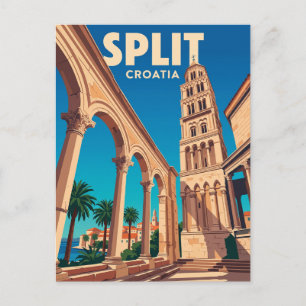 Carte Postale Palais de Dioclétien Croatie