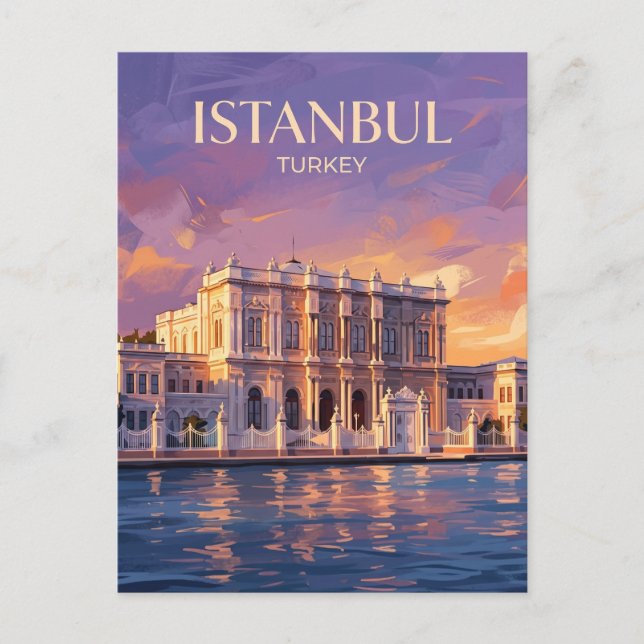Carte Postale Palais de Dolmabahçe Turquie (Devant)