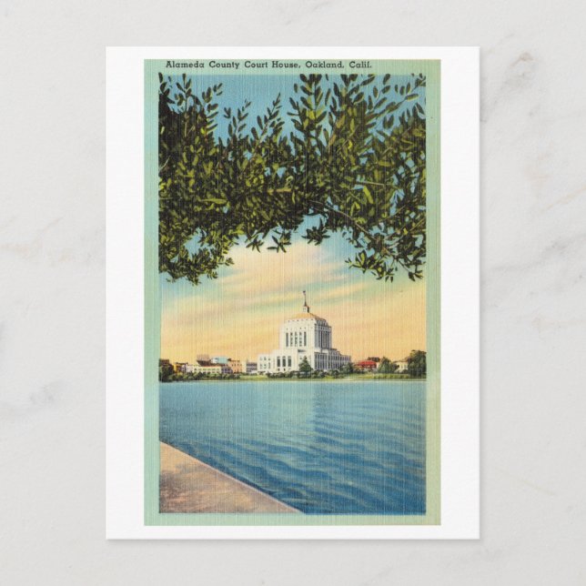 Carte Postale Palais de justice du comté d'Alameda, Oakland, Cal (Devant)