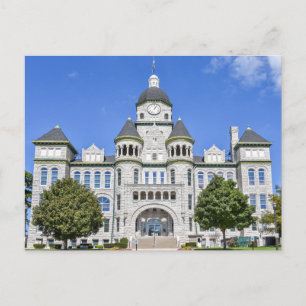 Carte Postale Palais de justice du comté de Jasper, Carthage, Mi