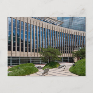 Carte Postale Palais de justice Façade et Plaza à Minneapolis