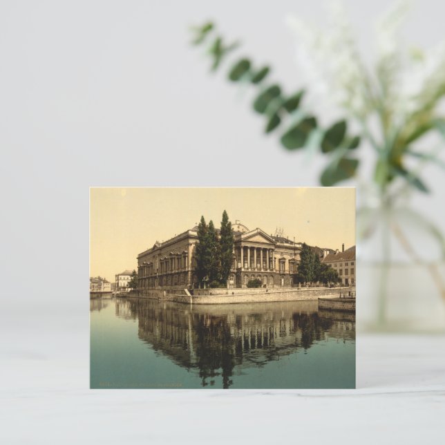 Carte Postale Palais de Justice, Gand, Belgique (Debout devant)