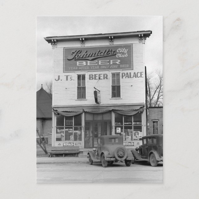 Carte Postale Palais de la bière Tavern, 1940 (Devant)
