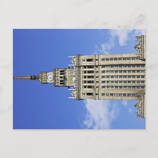 Carte Postale Palais de la Culture et de la Science à Varsovie (Devant)