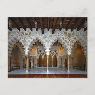 Carte Postale Palais de l'Aljaferia. Vue intérieure.