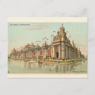 Carte Postale Palais de l'électricité 1904 Exposition mondiale M