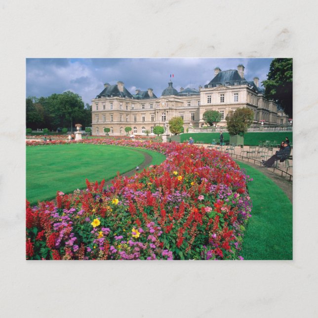 Carte Postale Palais de Luxembourg à Paris, France. (Devant)