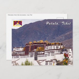 Carte Postale Palais de Potala à Lhassa - Tibet