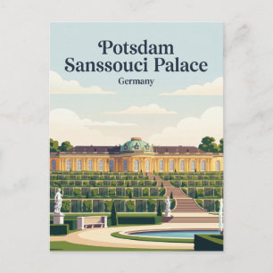 Carte Postale Palais de Sanssouci, Parc de Sanssouci Allemagne