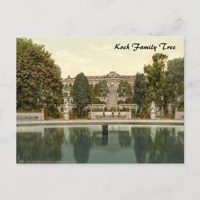 Carte Postale Palais de Sanssouci, Potsdam, Berlin, Allemagne (Devant)