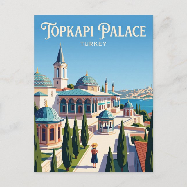 Carte Postale Palais de Topkapi Turquie (Devant)