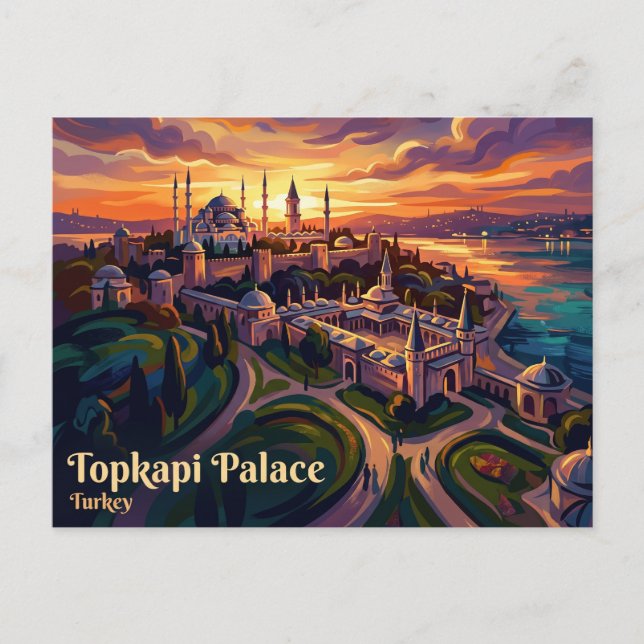 Carte Postale Palais de Topkapi Turquie (Devant)