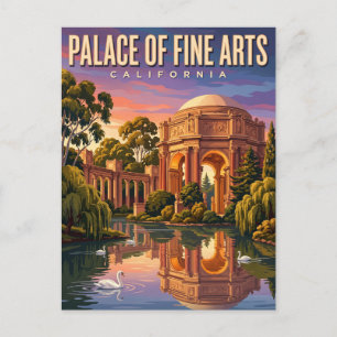 Carte Postale Palais des Beaux-Arts Californie