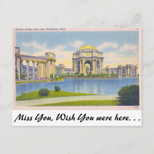 Carte Postale Palais des Beaux-Arts, San Francisco, Californie