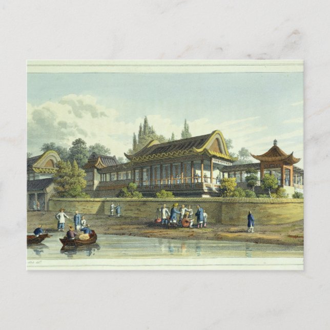 Carte Postale Palais d'été de l'Empereur, Face à la Cité de (Devant)