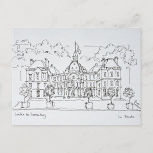 Carte Postale Palais du Luxembourg   rue de Vaugirard, Paris