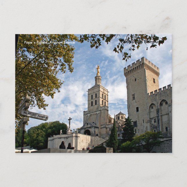 Carte Postale Palais du Pape, Avignon France, P... (Devant)
