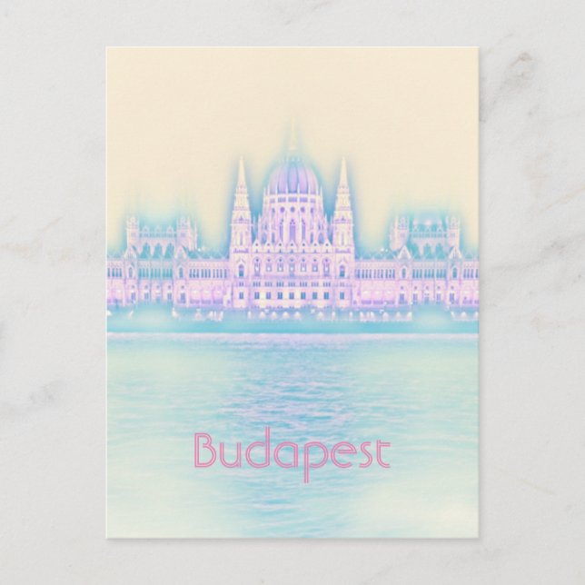 Carte Postale Palais du Parlement de Budapest Hongrie (Devant)