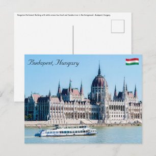 Carte Postale Palais du Parlement hongrois à Budapest