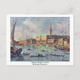 Carte Postale Palais Ducal à Venise par Guardi Francesco
