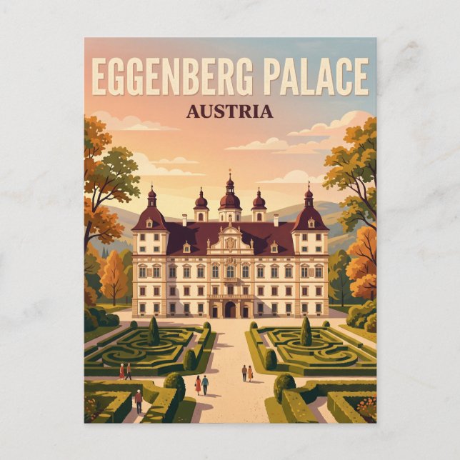 Carte Postale Palais Eggenberg Autriche (Devant)