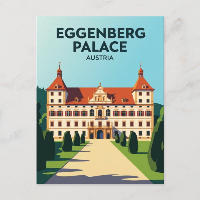 Carte Postale Palais Eggenberg Autriche (Devant)