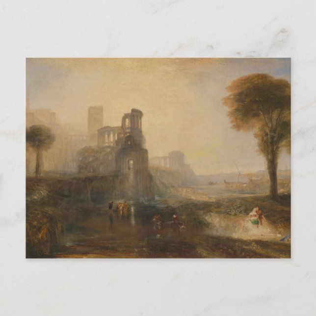 Carte Postale Palais et pont de Caligula - William Turner (Devant)