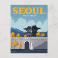 Palais Gyeongbokgung de Séoul Art Vintage