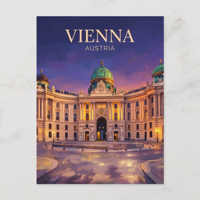 Carte Postale Palais Hofburg Autriche (Devant)