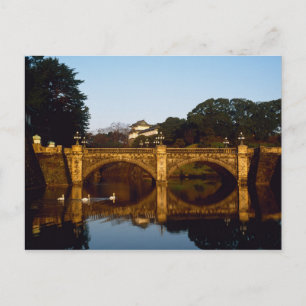 Carte Postale Palais impérial, pont Nijubashi, Tokyo, Japon