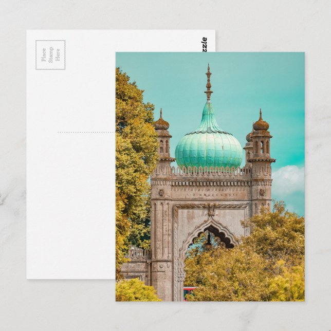 Carte Postale Palais Indien (Devant / Derrière)