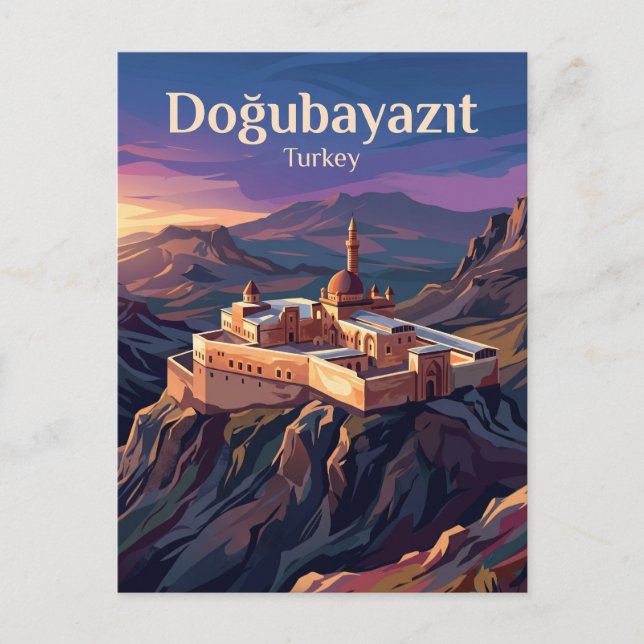 Carte Postale Palais İshak Paşa Turquie (Devant)