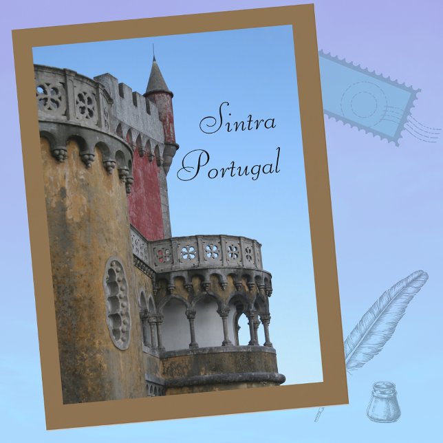 Carte Postale Palais Pena à Sintra Portugal (Créateur téléchargé)