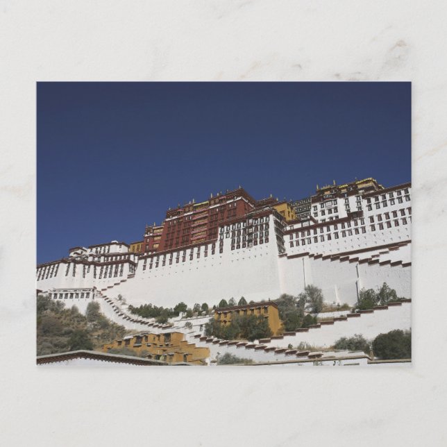 Carte Postale Palais Potala à Lhassa, Tibet. (Devant)