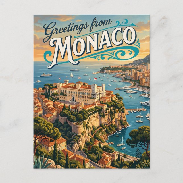 Carte Postale Palais Princier de Monaco Monaco (Devant)