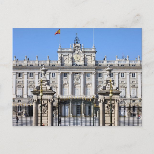 Carte Postale Palais Royal à Madrid (Devant)