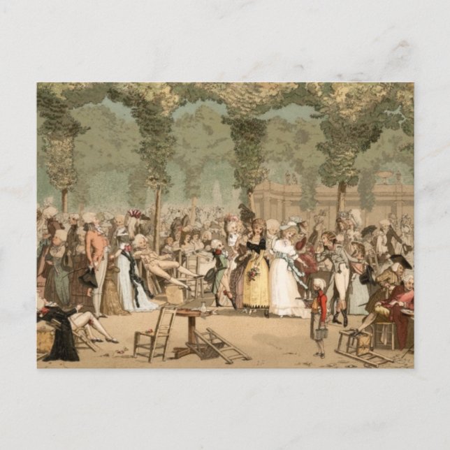 Carte Postale Palais Royal Aristocrates Français Jardin des anné (Devant)