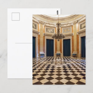 Carte Postale Palais Royal d'Ajuda. Sala dos Archeiros Hall Lisb