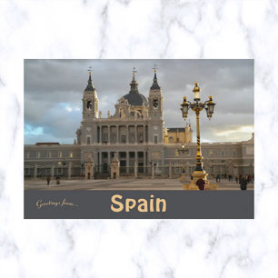 Carte Postale Palais Royal de Madrid à Madrid Espagne