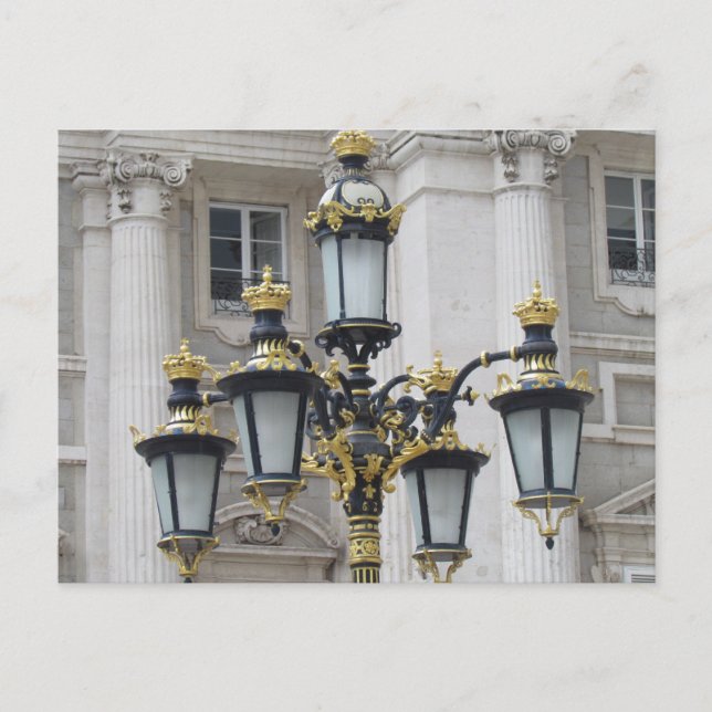 Carte Postale Palais Royal, Madrid, Espagne (Devant)