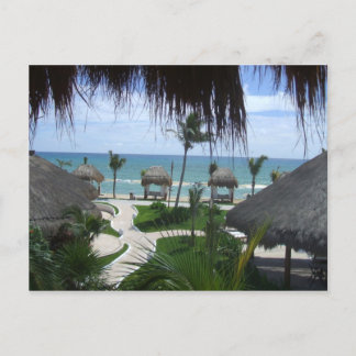 Carte Postale Palapas sur la plage