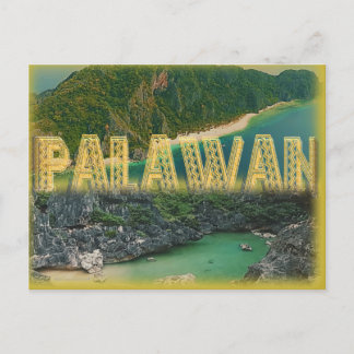 Carte Postale Palawan "la meilleure île au monde "