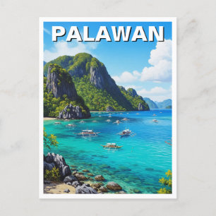 Carte Postale Palawan Philippines Travel