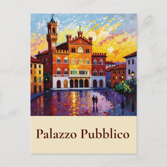 Carte Postale Palazzo Pubblico - Siena, Tuscany, central Italy (Devant)