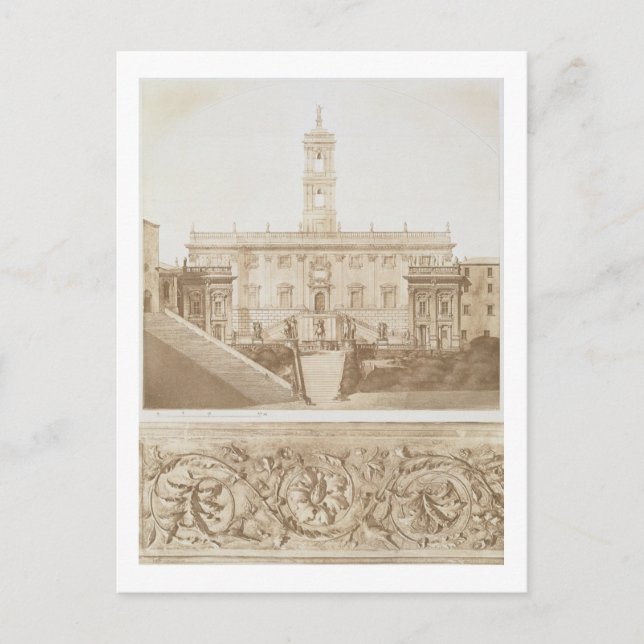 Carte Postale Palazzo Senatorio, Le Capitole, Rome, de Fragme (Devant)