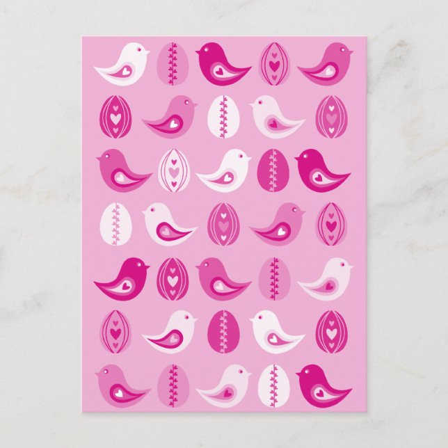 Carte postale pâle rose (Devant)