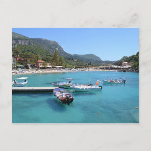 Carte Postale Paleokadispusa Beach, Corfu